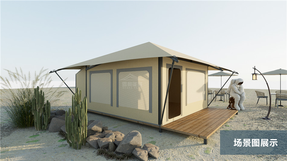 隐于林间的移动行宫｜梁平多边形酒店帐篷重塑荒野栖居美学