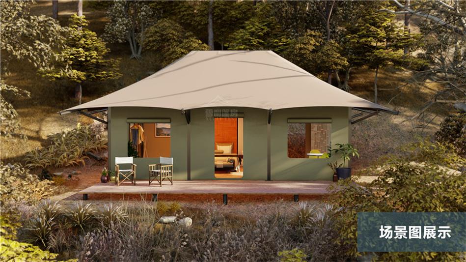 游牧文明遇见现代设计：解码梁平多边形酒店帐篷的建筑哲学